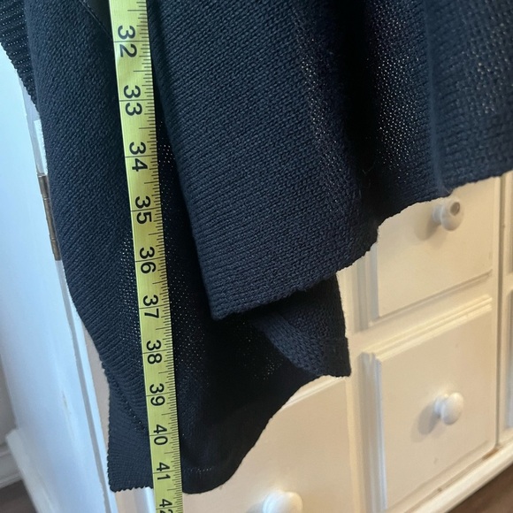 REVOLVE Blank NYC Black
Cotton Sweater Faux Leather Combo Wrap cardigan - Picture 2 of 13